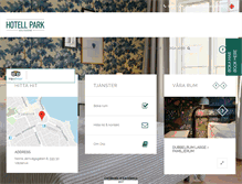 Tablet Screenshot of hotellpark.se
